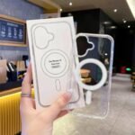 MagSafe Transparent Case (Strong Magnetic, Shockproof Clear Back)